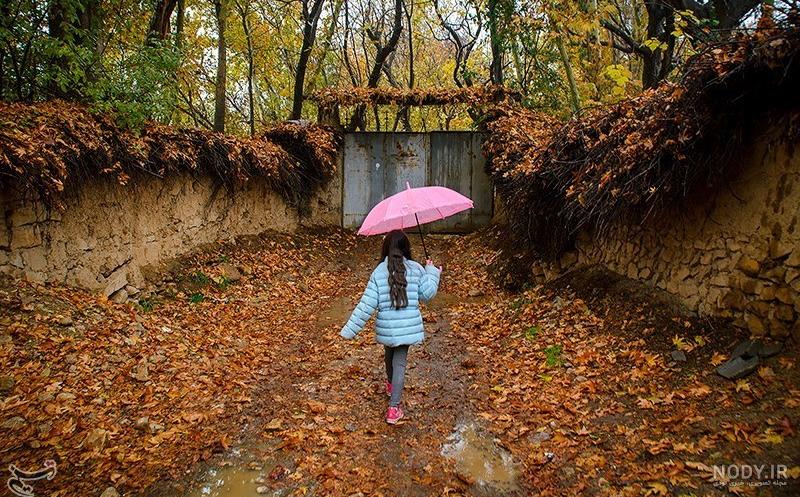  عکس پاییزی باران