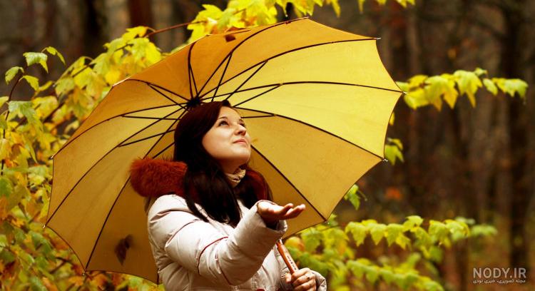  عکس پاییزی باران