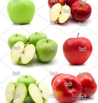 عکس آلوچه سبز و قرمز عکس آلوچه سبز و قرمز