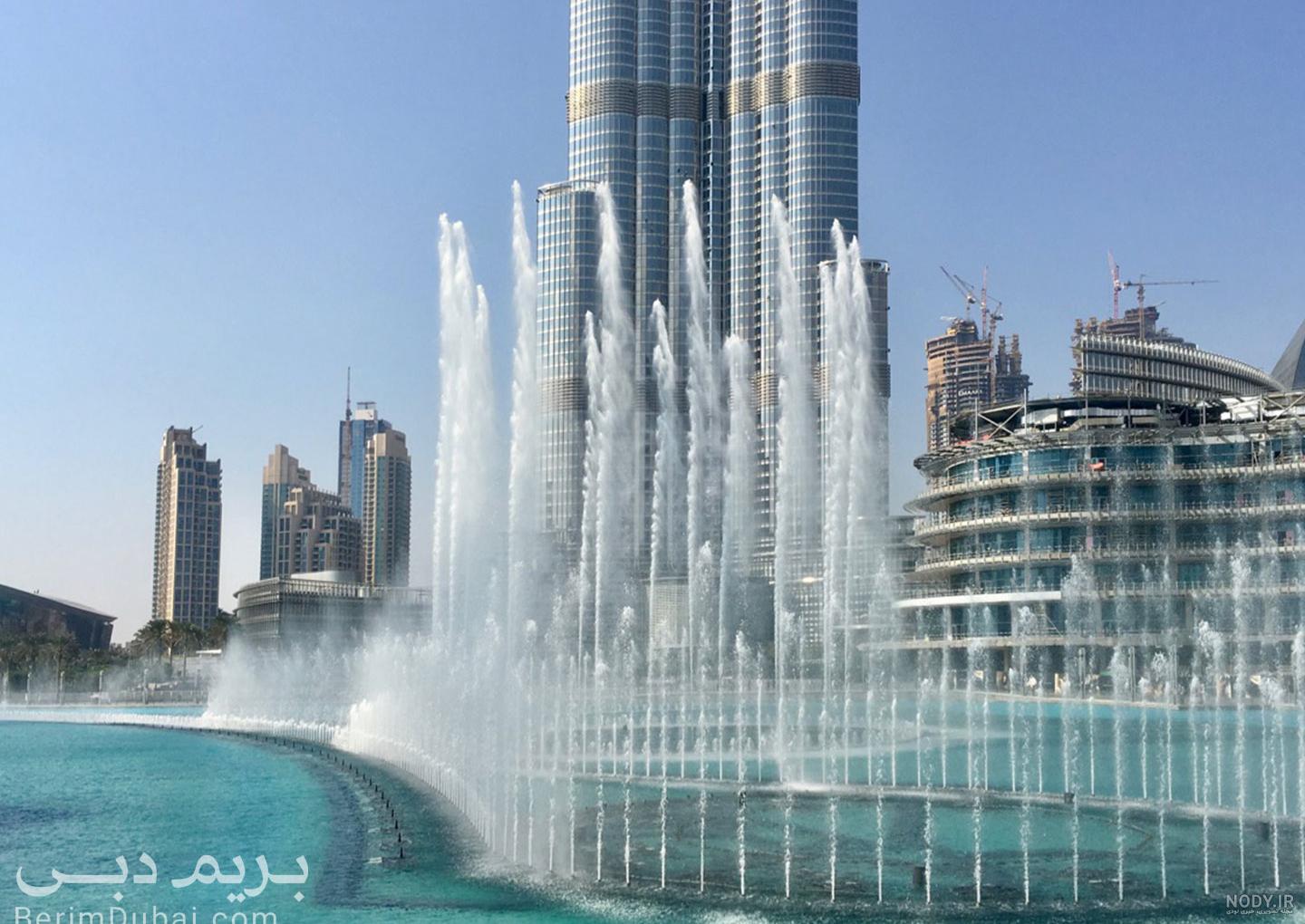 عکس برج خلیفه در شب