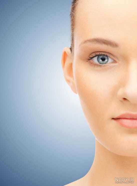 عکس زن زیبا نیم رخ
