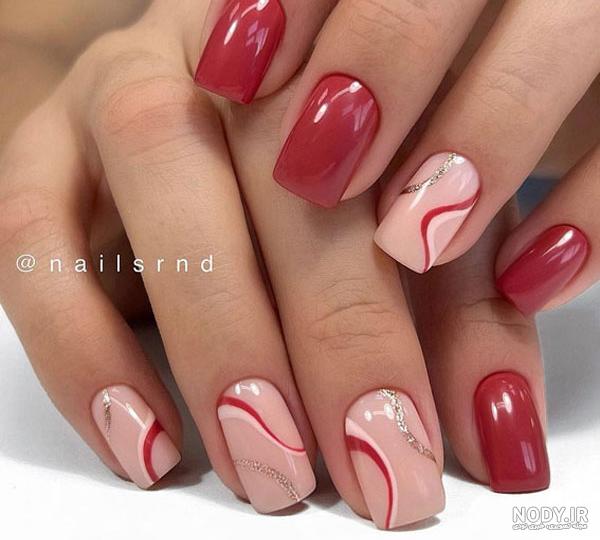 عکس ناخن های ژلیش دخترانه
