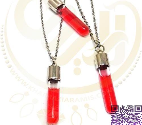 عکس گردنبند شیشه خون ست