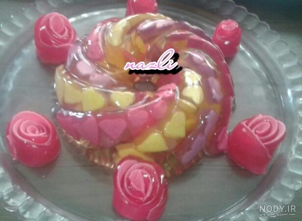 آموزش درست کردن “ژله قلبی” خوش رنگ و خوشمزه