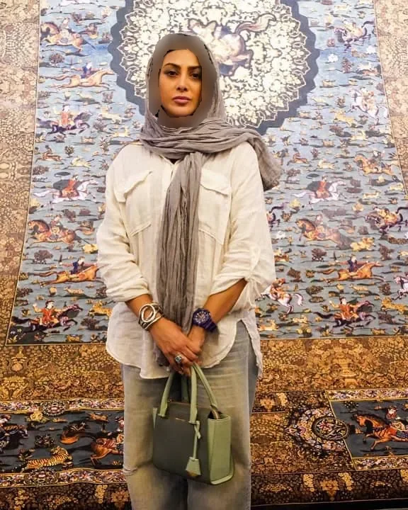 عجیب ترین عکس از آزاده صمدی / خانم بازیگر واقعا غیرقابل تحمل شد !