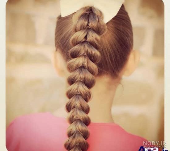 عکس بافت مو گندمی