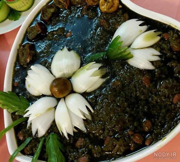 عکس غذای برنج قورمه گوشت