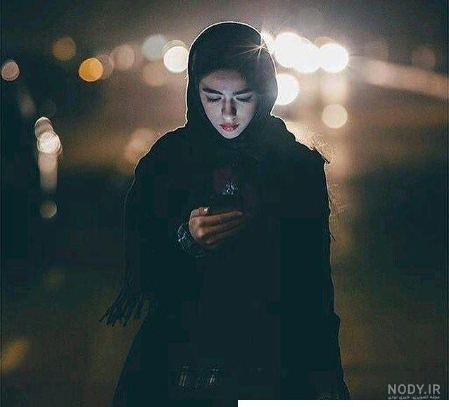 عکس غمگین در شب