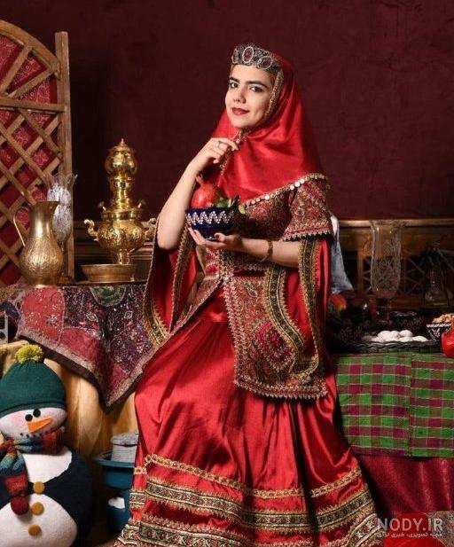 مدل لباس سنتی جدید زنانه برای عکاسی در شب یلدا و عید نوروز مدل لباس سنتی جدید زنانه برای عکاسی در شب یلدا و عید نوروز