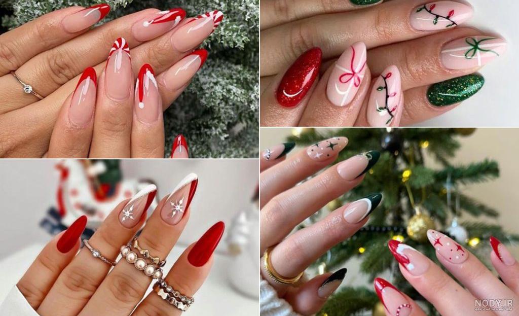 ۴۰ طرح ناخن کریسمس شاد و جذاب ویژه سال ۲۰۲۲ | دوره های دترلند