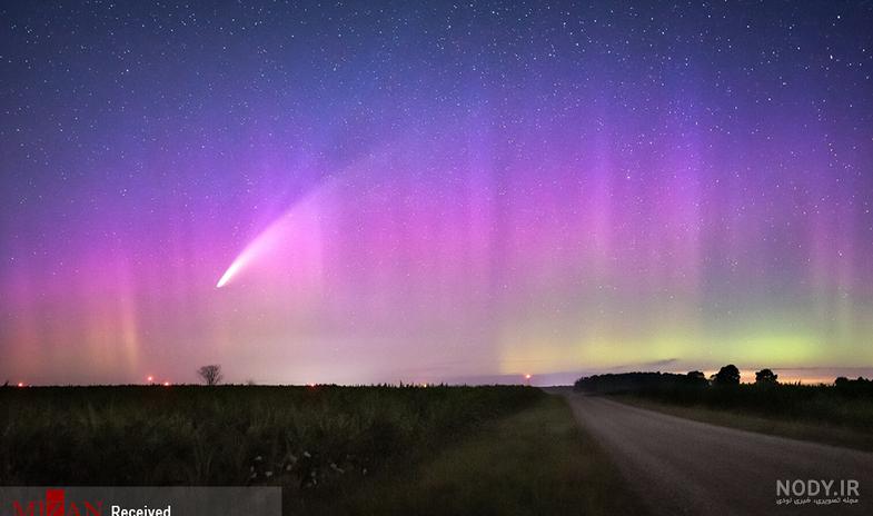 عکس خفن عکس واقعی ستاره دنباله دار