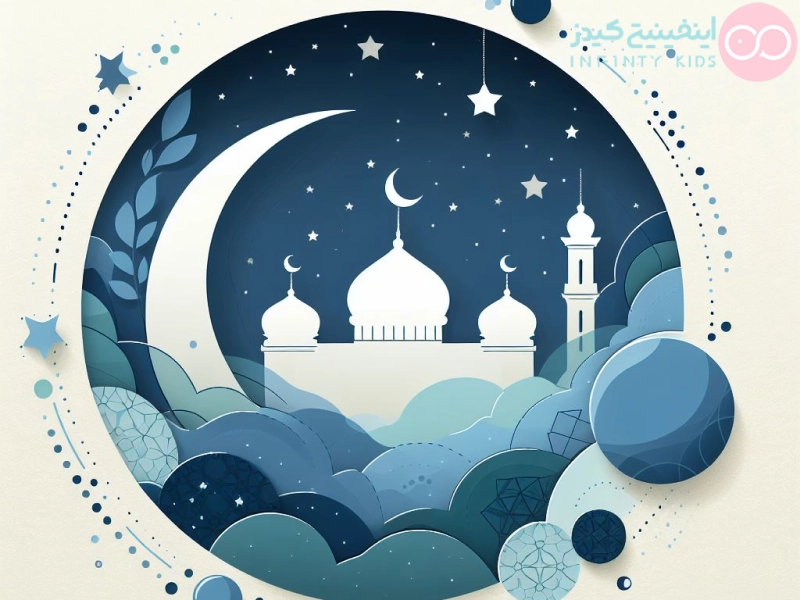 55 نقاشی سفره افطار ماه رمضان کودکانه و بزرگسال آسان و سخت برای رنگ آمیزی