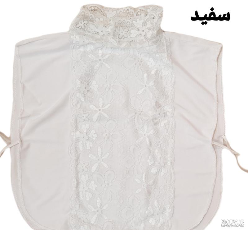 خرید و قیمت یقه حجاب گیپوری از غرفه خانه حجاب