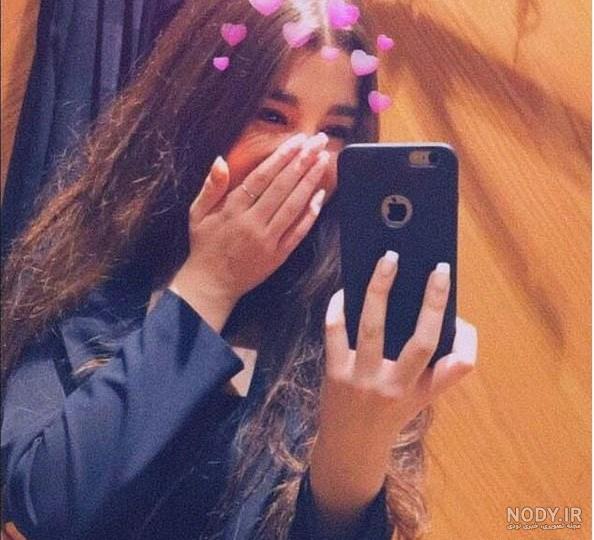 عکس پروفایل دخترانه سلفی با گوشی