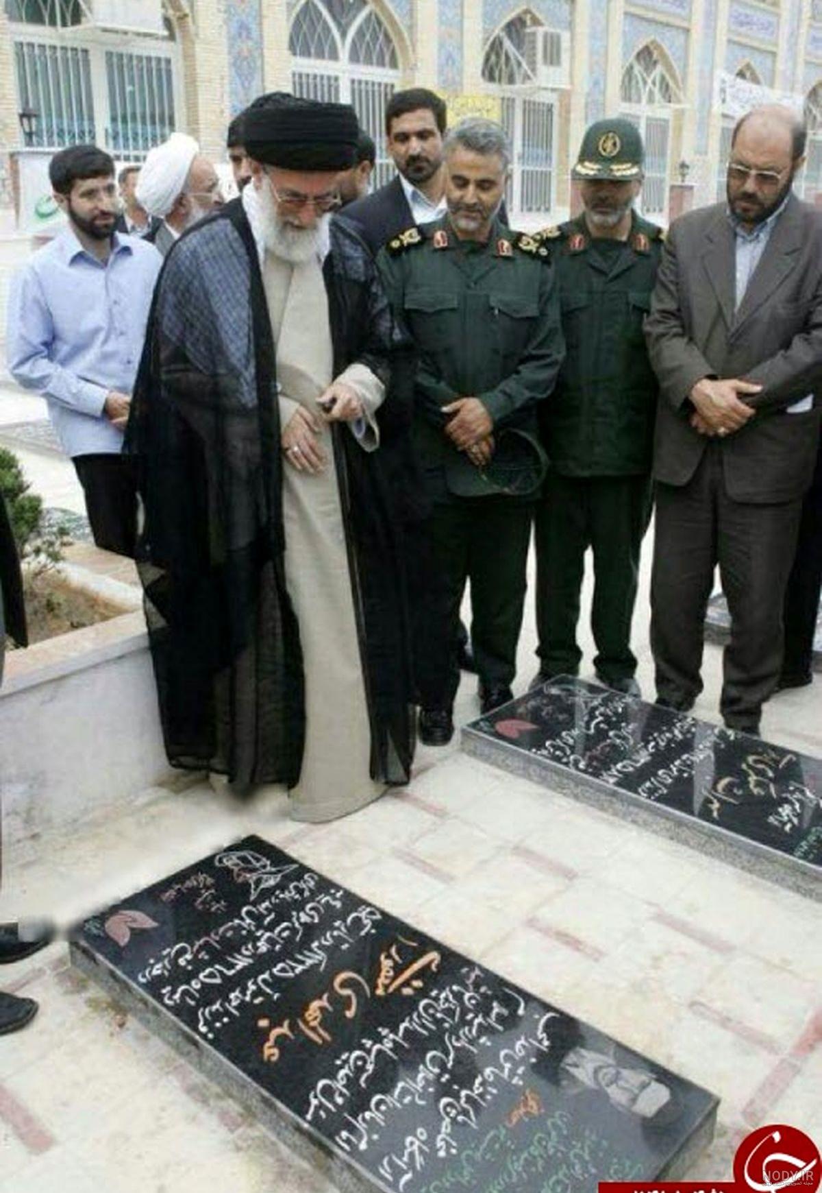 مجموعه‌ای از عکس‌های سردار شهید حاج قاسم سلیمانی در کنار رهبر معظم انقلاب