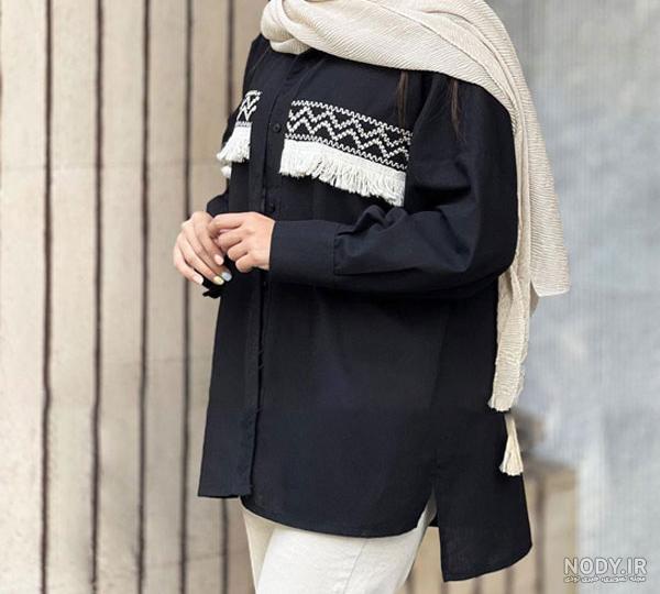 مدل تونیک جلو کوتاه پشت بلند دخترانه و اسپرت در اینستاگرام
