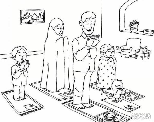 نقاشی فانوس ماه رمضان آسان | فروشگاه دانلود فایل پی کو