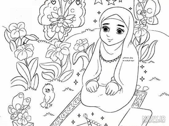 نقاشی ماه رمضان 1403 آسان و زیبا کودکانه - اینفینیتی کیدز