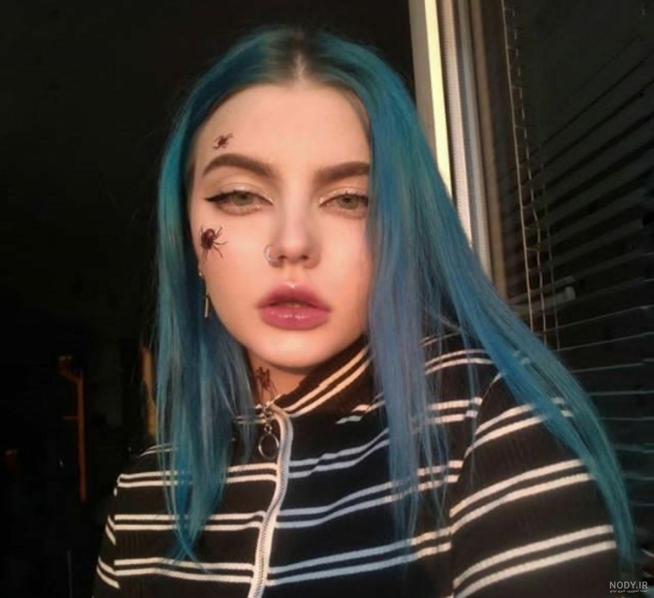 عکس خفن عکس پروفایل آبی شاخ