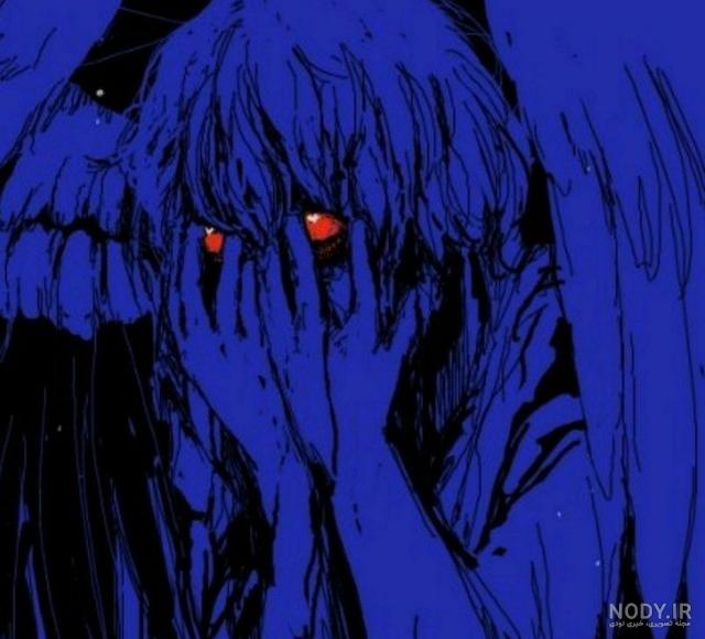 عکس پروفایل آبی ساده