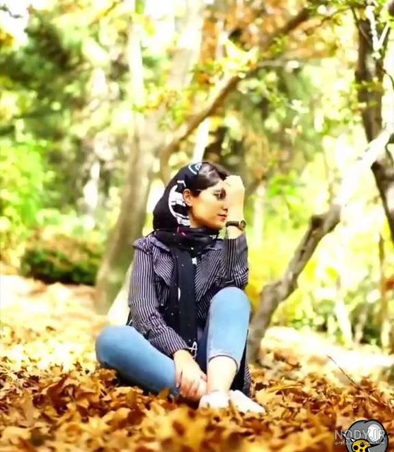 تصاویر مدل های ژست عکاسی دخترانه پاییزی جدید و شیک | مدل های بدون چهره و  هنری