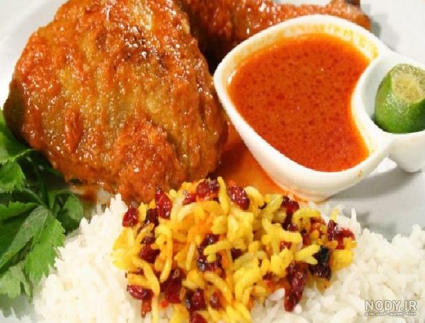 طرز تهیه زرشک پلو با مرغ" مجلسی بسیار خوشمزه برای 10 نفر - پاموه