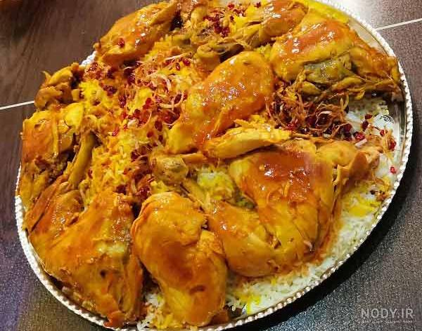 طرز تهیه زرشک پلو با مرغ مجلسی رستورانی و نذری