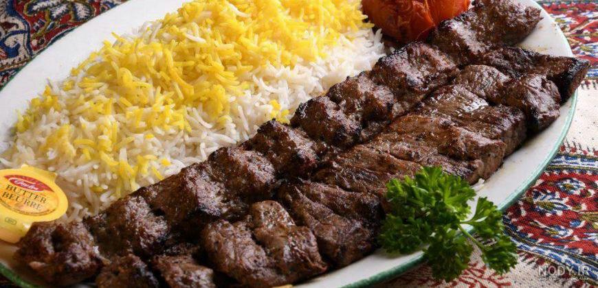 عکس چلو کباب برگ مخصوص