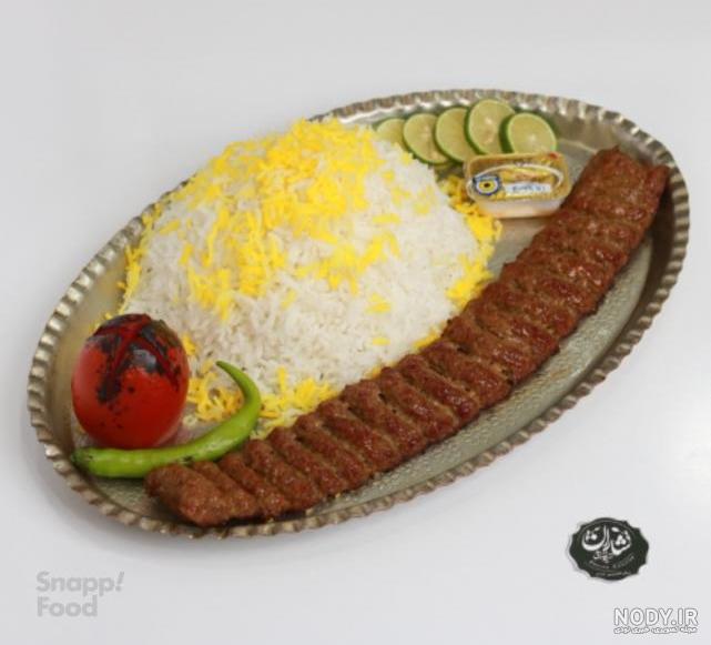 عکس چلو کباب کوبیده