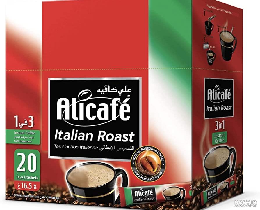 قیمت و خرید قهوه فوری با اسانس جینسینگ علی کافه 400 گرم 20 عددی + مشخصات |  پیندو