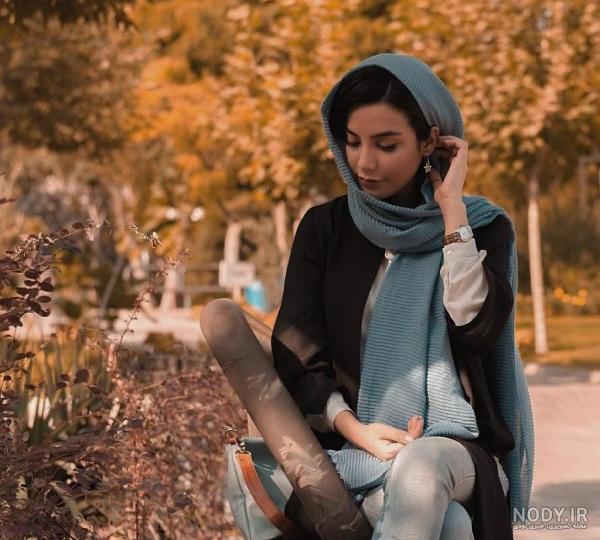 ژست عکس دخترانه پاییزی ❤️ [ بهترین تصاویر ]