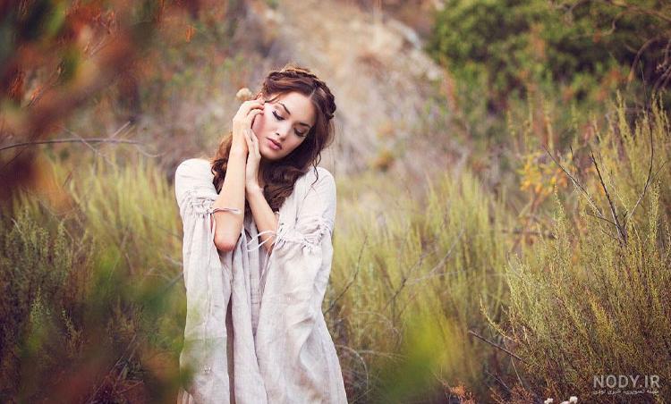 ژست عکس دونفره تو جنگل ❤️ [ بهترین تصاویر ]