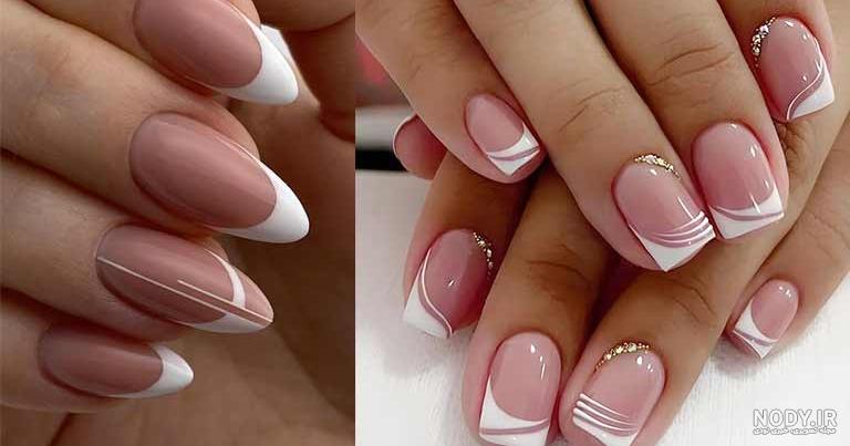 31 مدل ناخن سفید - طراحی ناخن با لاک سفید | ساتیشو
