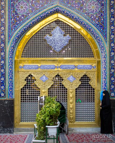 عکس نوشته حرم امام رضا غمگین