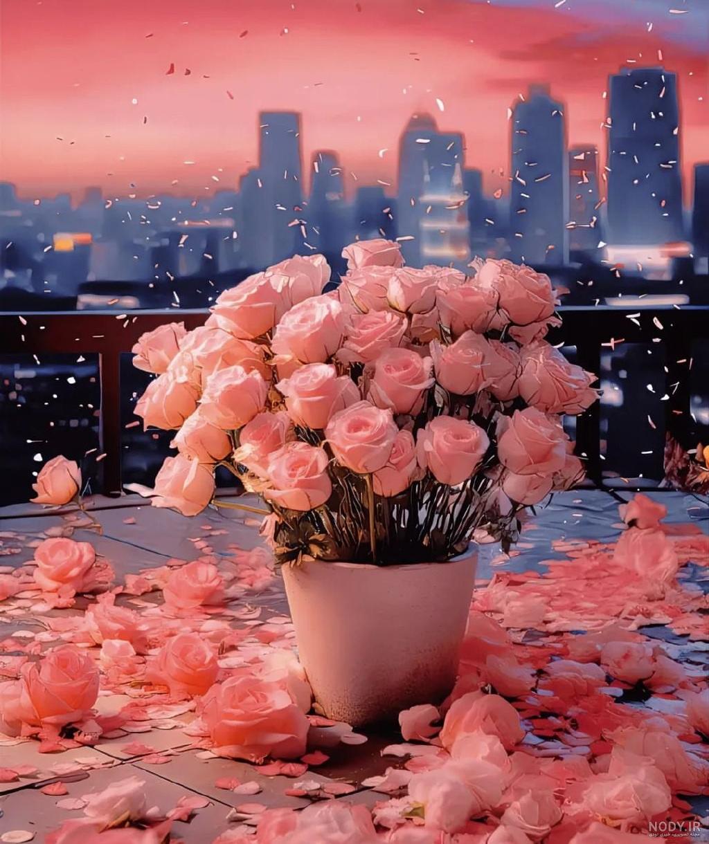 عکس گل رز سفید ⭐ [ ویژه ی پروفایل]