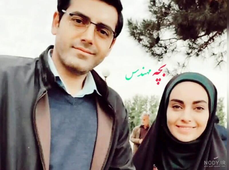 محمدرضا رهبری و مهشید جوادی | مهشید جوادی و محمدرضا رهبری در پشت صحنه بچه مهندس 4 محمدرضا رهبری و مهشید جوادی | مهشید جوادی و محمدرضا رهبری در پشت صحنه بچه مهندس 4