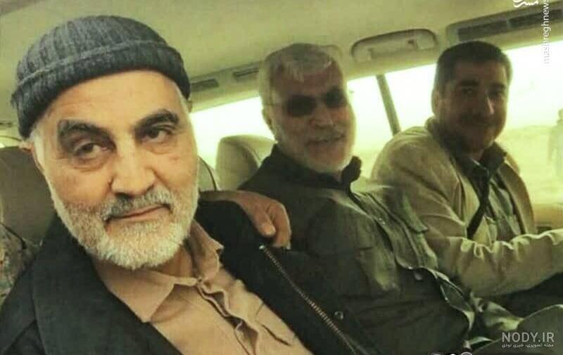 تصاویری از لحظه شهادت خلبان همراه سردار سلیمانی +فیلم و عکس