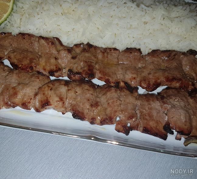 عکس چلو کباب برگ