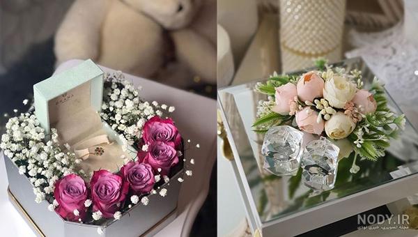 60 عکس تاج گل عروس طبیعی و برای عقد - تشریفینو