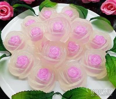 طرز تهیه ژله بستنی با طرح گل؛ مجلسی و جذاب