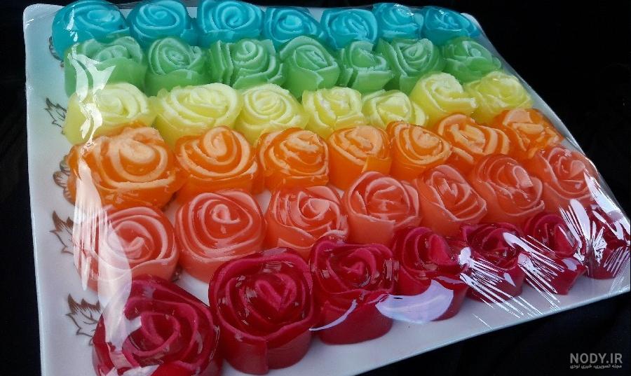 طرز تهیه ژله رولی ساده بدون بستنی شیک و ساده + فوت و فن های ژله رولی