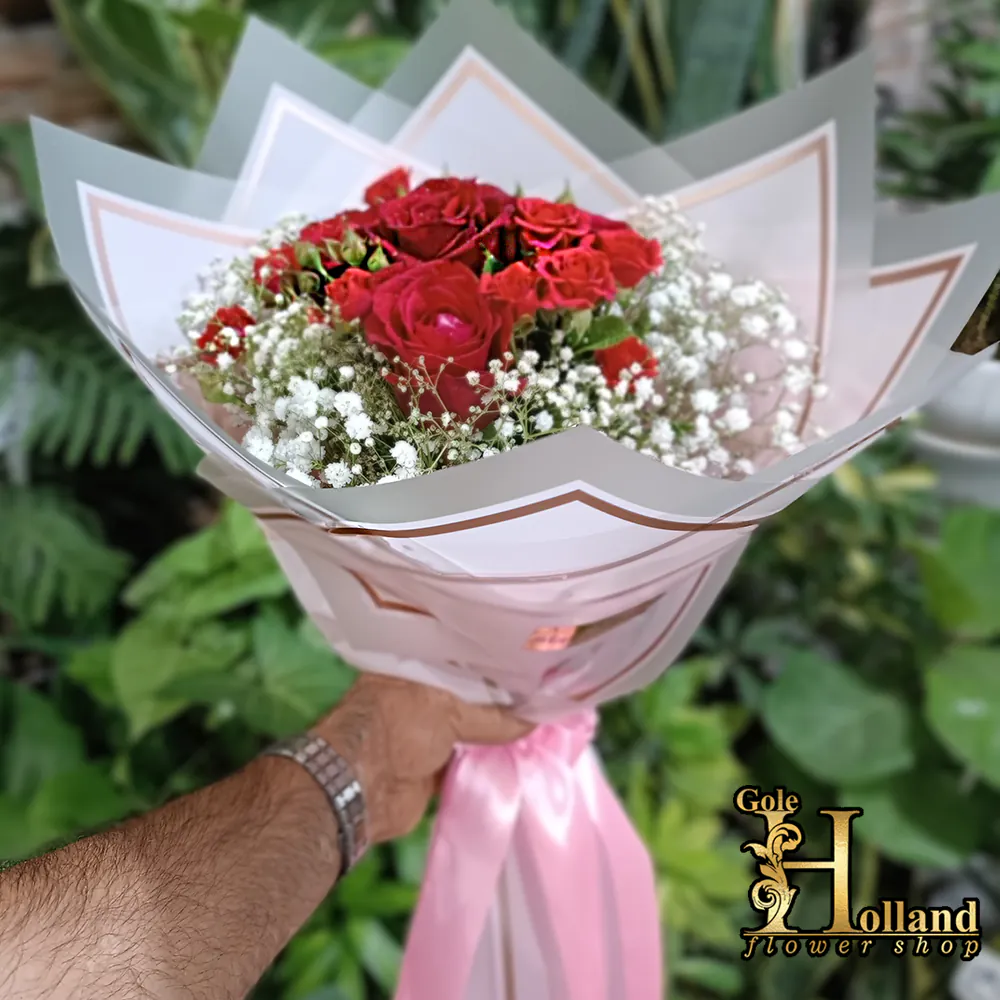 عکس شاخه گل طبیعی تزیین شده