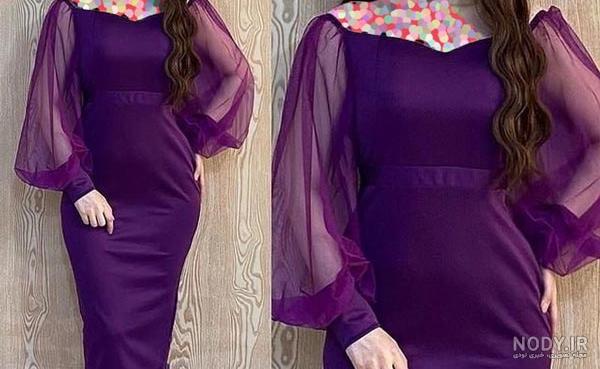 لباس مجلسی کوتاه جدید شیک زنانه