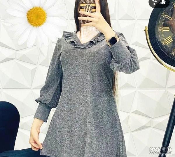 مدل تونیک دخترانه پارچه نخی مدل تونیک دخترانه پارچه نخی