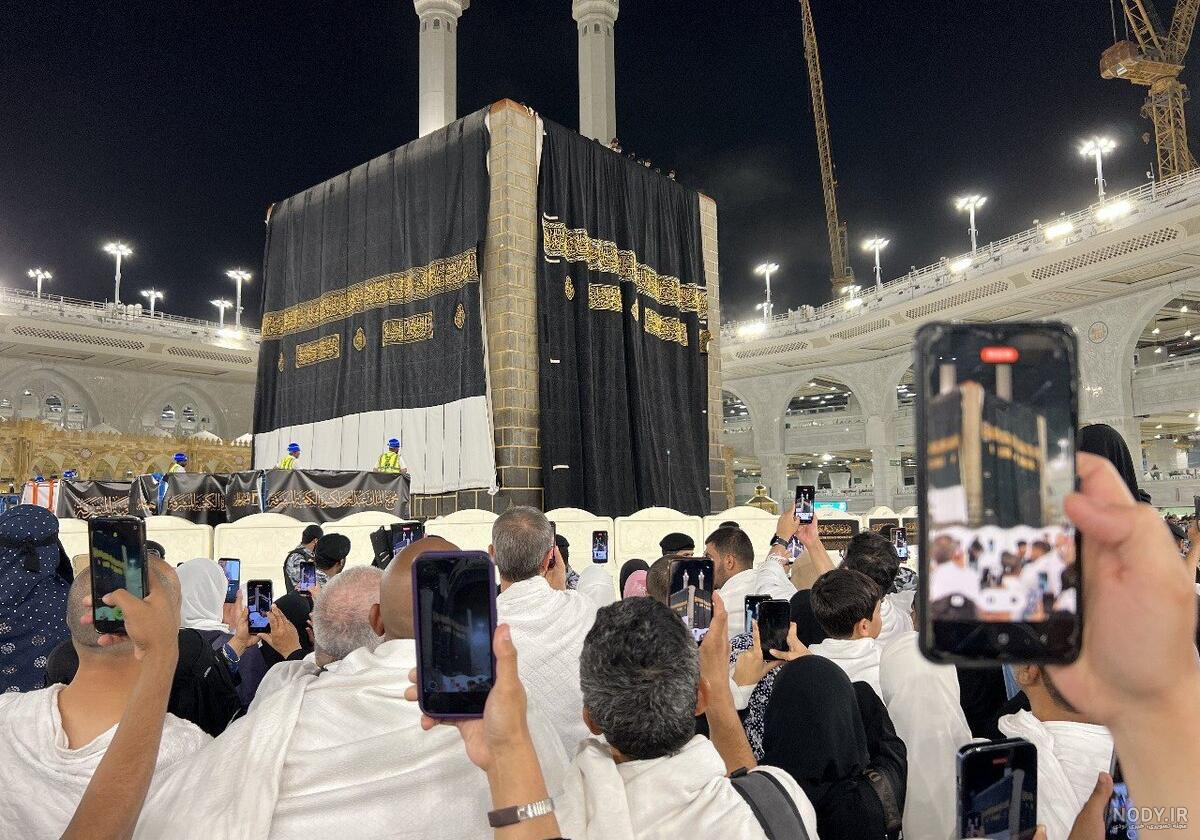 مراسم دوخت پرده جدید کعبه+عکس مراسم دوخت پرده جدید کعبه+عکس