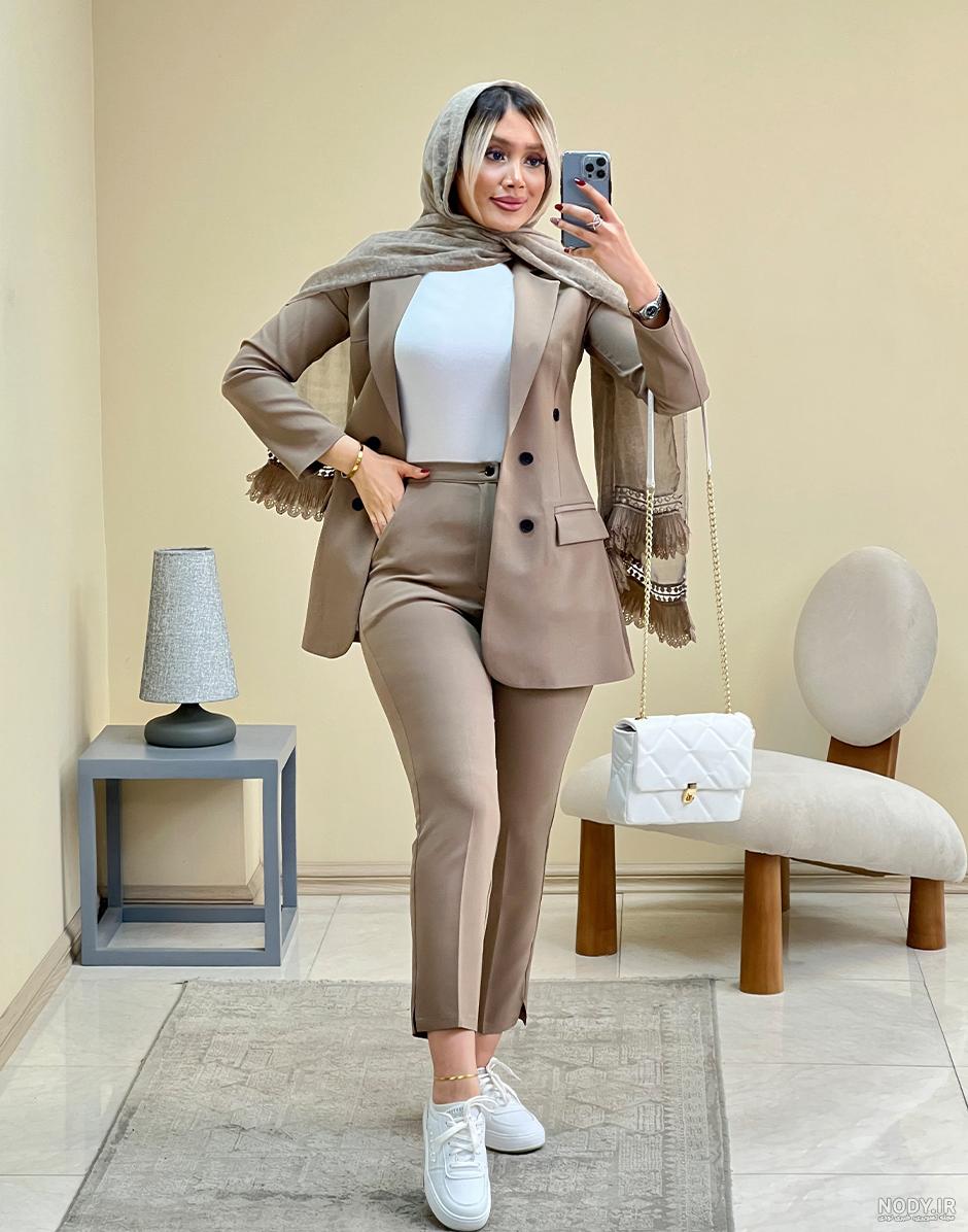 کت و شلوار زنانه مجلسی برای عروسی ۱۴۰۳ [ مدل کت و شلوار دخترانه برای عروسی ]