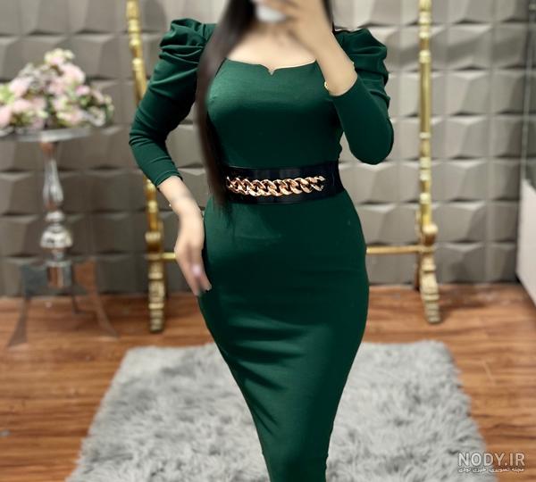 ۳۰ مدل لباس مجلسی کوتاه با یقه دلبری - چی بپوشم ۳۰ مدل لباس مجلسی کوتاه با یقه دلبری - چی بپوشم