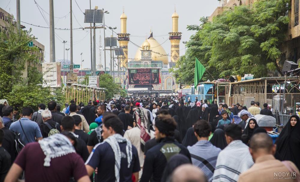 بین‌الحرمین سرخپوش شد+عکس