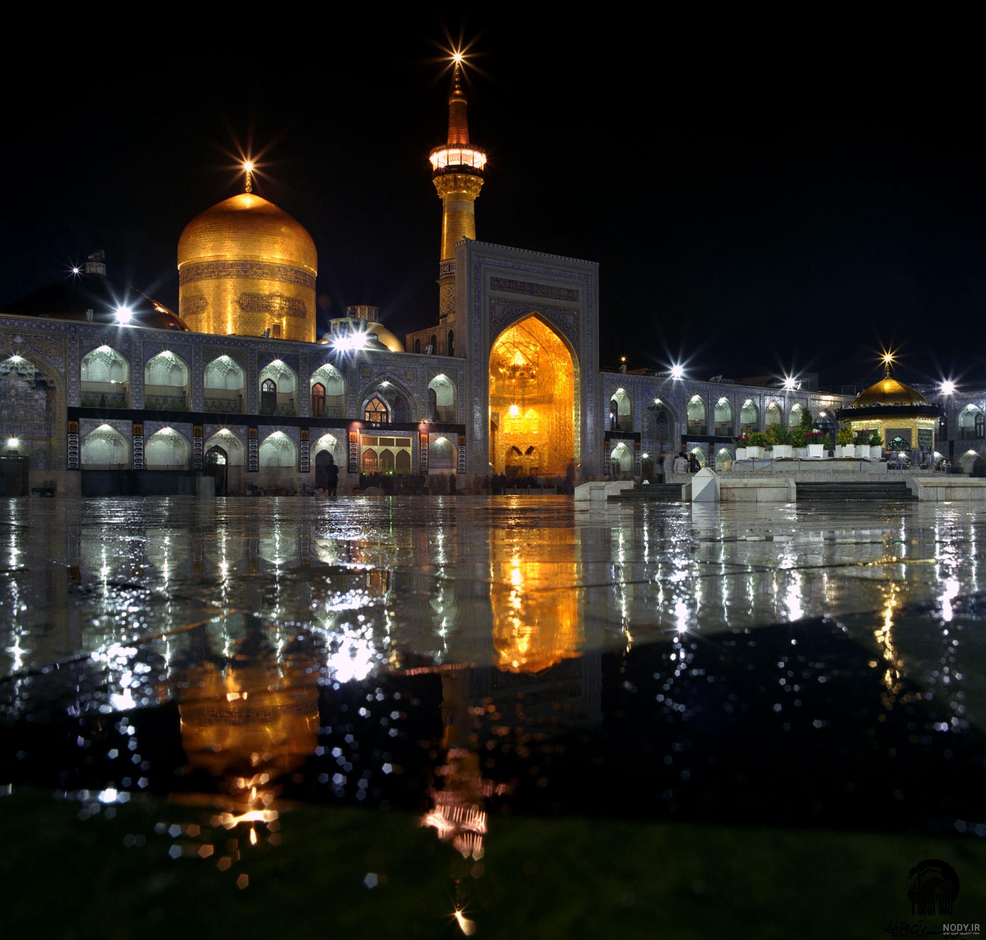 عکس با کیفیت طرح یا پوستر حرم مطهر امام رضا ع ضریح مطهر امام رضا از ...