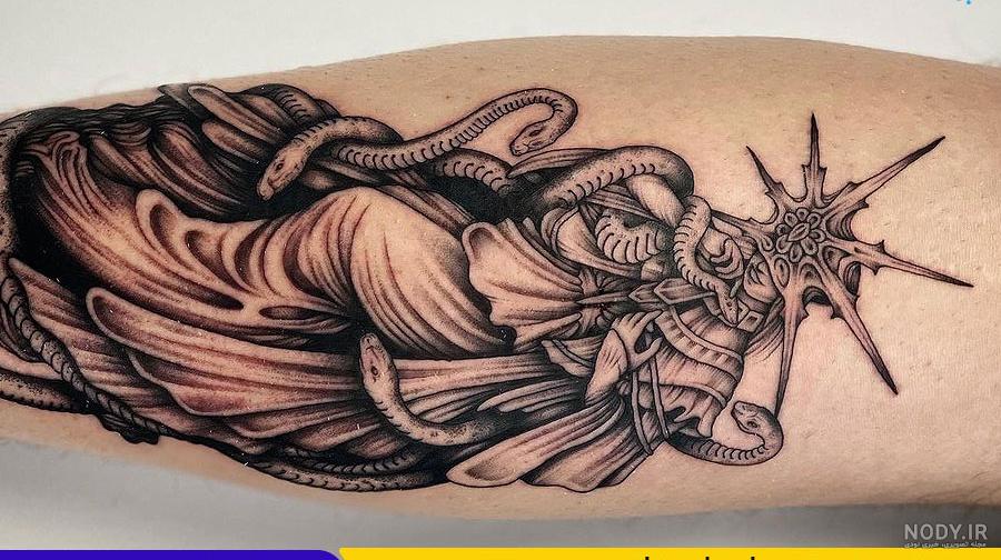 عکس تاتو روی دست دخترانه